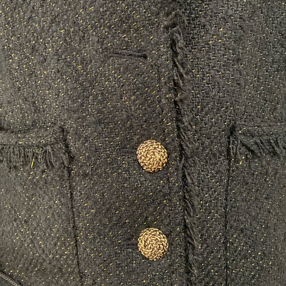 New York & Co black/gold jacket size medium - Picture 6 of 11